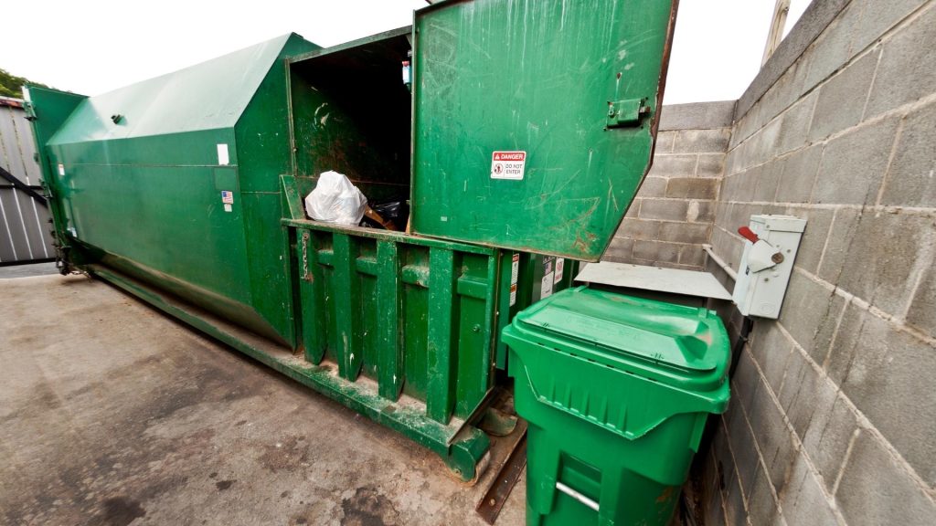 Compacting Dumpster Granbury 2